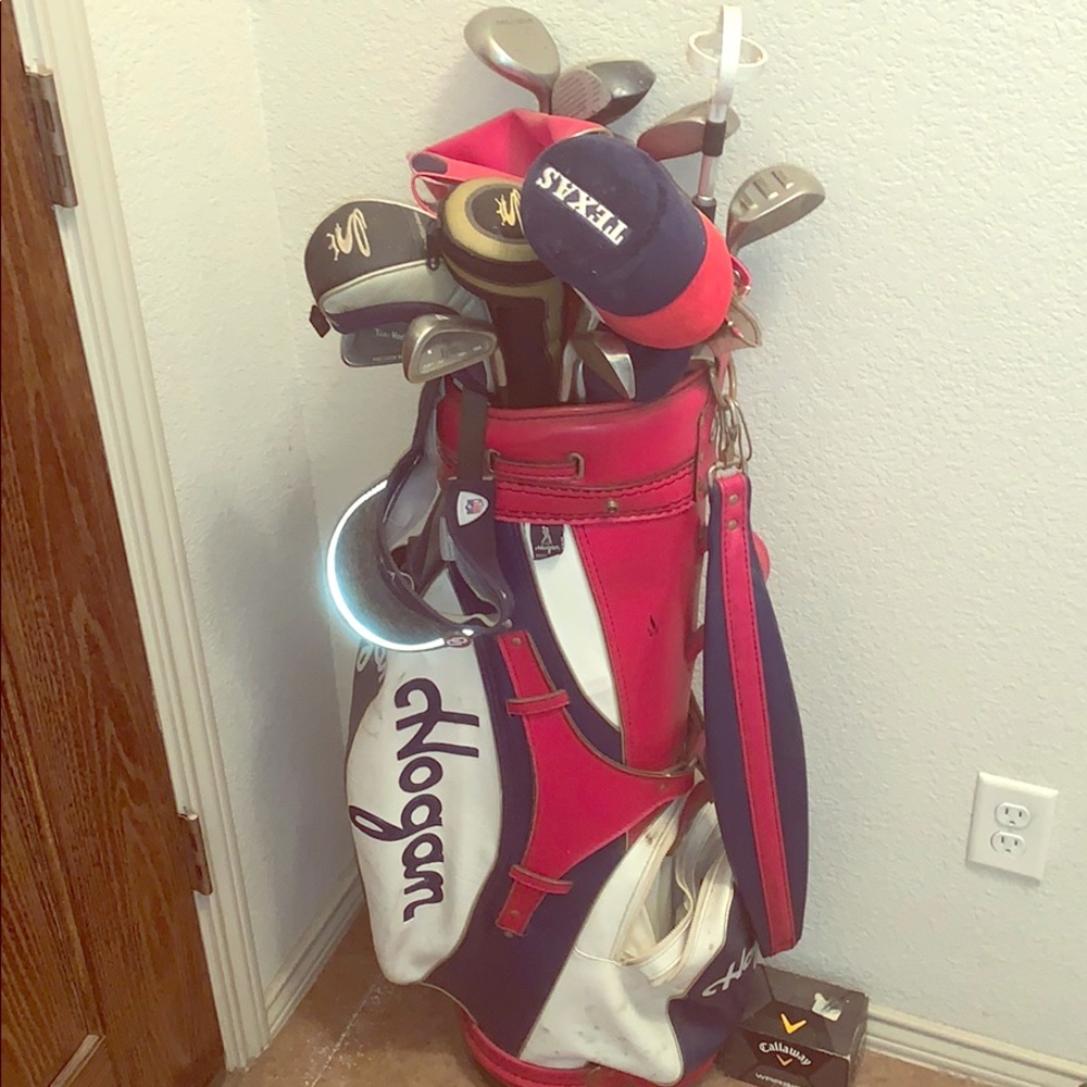 Golf clubs & bag